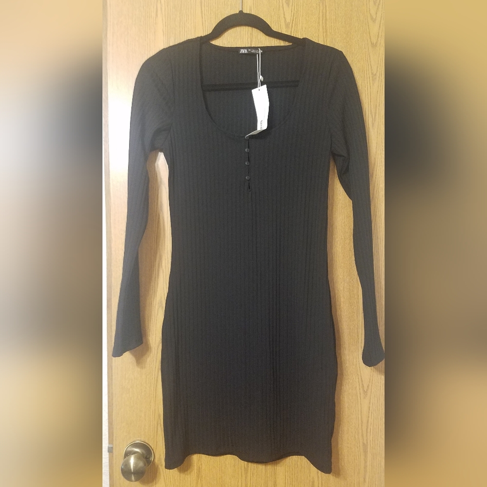 NWT Zara Black Dress Size Large